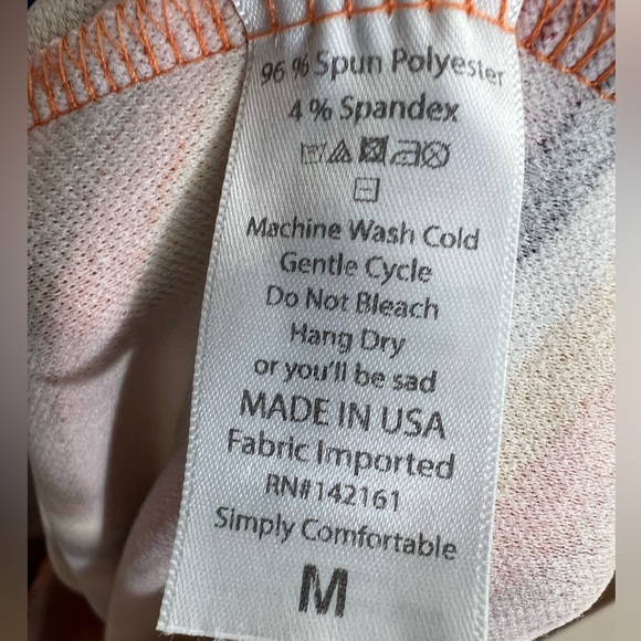 💥2/$15 LuLaRoe Amelia chevron mod 70’s inspired retro look short sleeve dress M - Picture 11 of 13